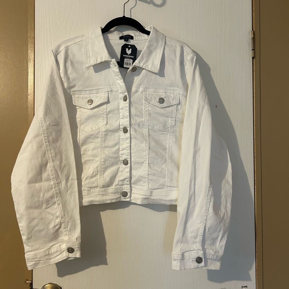 White Denim Jacket